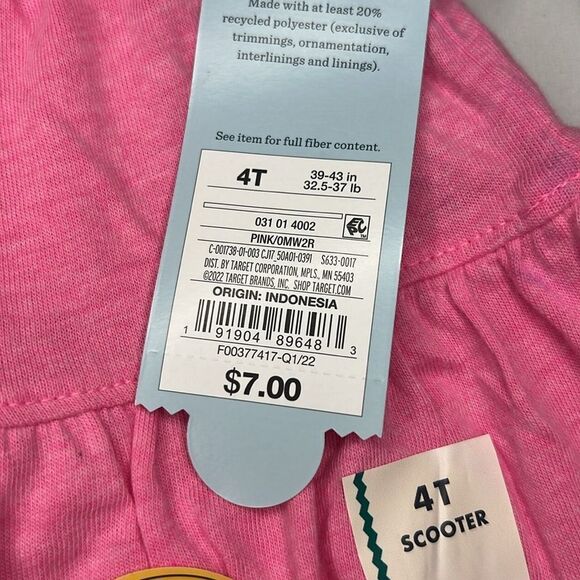 Cat & Jack Pink Scooter Skirt in Size 4T - Picture 4 of 5